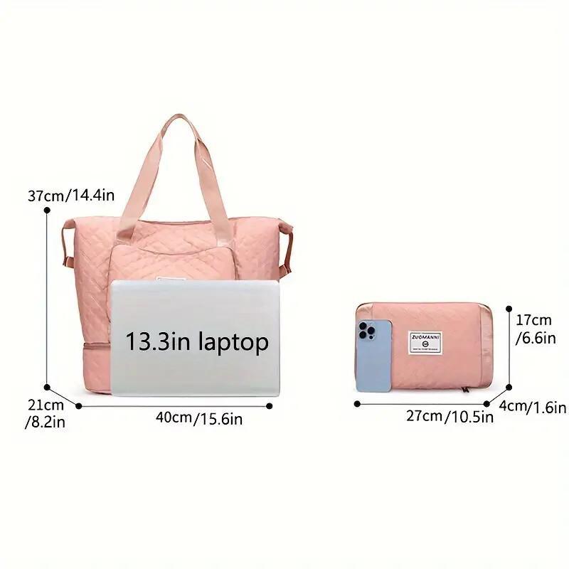 Women Ladies Gym Bag Waterproof Large Weekend Travel Holdall Duffle Bags Luggage